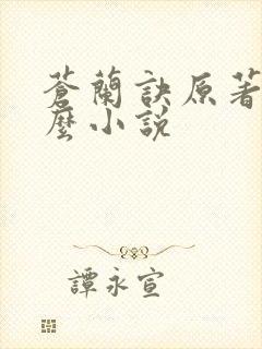 苍兰诀原著是什么小说