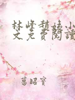 林峰赵姨小说全文免费阅读