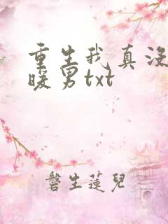 重生我真没想当暖男txt