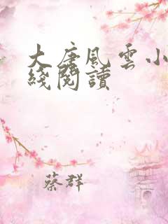 大唐风云小说在线阅读