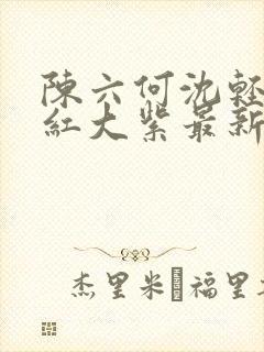 陈六何沈轻舞大红大紫最新笔趣阁