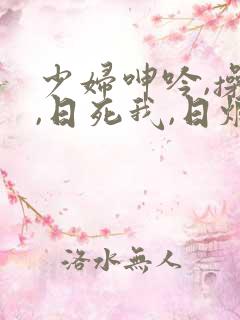 少妇呻吟,操我,日死我,日烂了,求你,小说