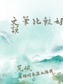 文笔比较好的小说