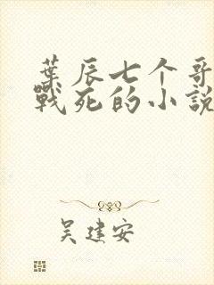 叶辰七个哥全部战死的小说叫什么