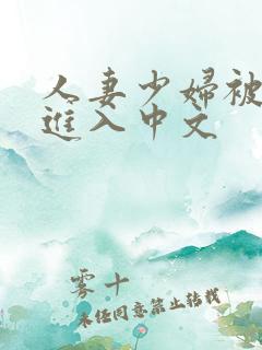 人妻少妇被猛烈进入中文