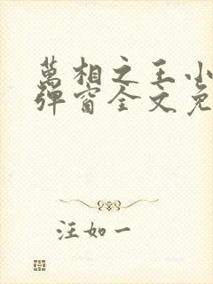 万相之王小说无弹窗全文免费阅读