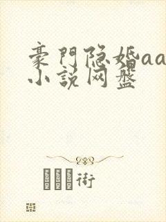 豪门隐婚aa制小说网盘
