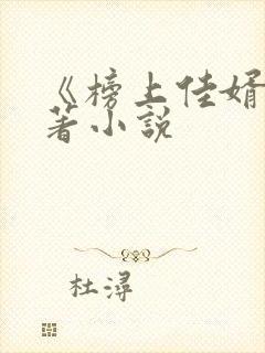 《榜上佳婿》原著小说