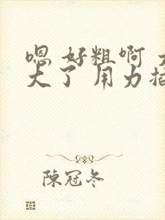 嗯 好粗啊 太大了 用力插