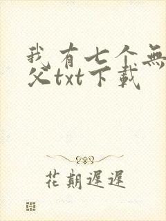 我有七个无敌师父txt下载