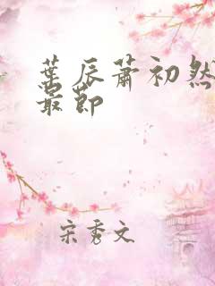 叶辰萧初然更新最节