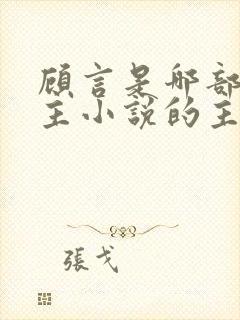 顾言是哪部双男主小说的主角