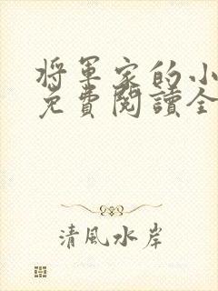 将军家的小娘子免费阅读全文
