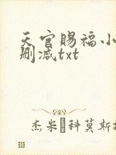 天官赐福小说无删减txt