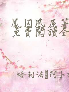 凤囚凰原著小说免费阅读全文