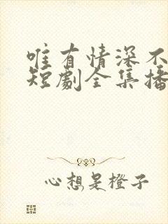 唯有情深不可负短剧全集播放