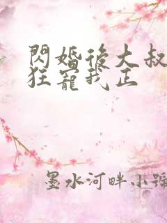 闪婚后大叔每天狂宠我正