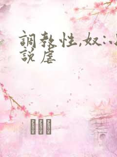 调教性,奴:小说虐