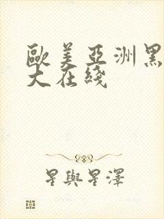 欧美亚洲黑人粗大在线