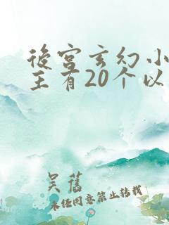 后宫玄幻小说女主有20个以上