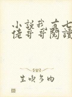 小说我有七个大佬哥哥阅读