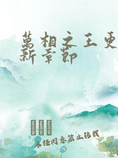 万相之王更新最新章节