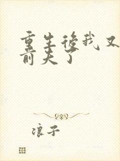 重生后我又嫁给前夫了