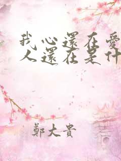 我心还在爱你的人还在是什么歌