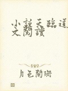 小说天临道心全文阅读