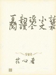 夏韵瑶小说免费阅读全文最新章节