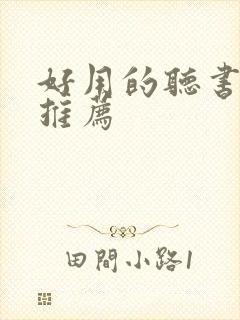 好用的听书软件推荐