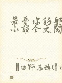 最爱你的那十年小说全文阅读