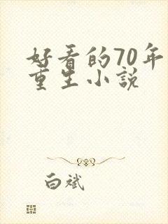 好看的70年代重生小说