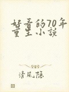 好看的70年代重生小说