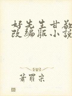 好先生甘敬绿帽改编版小说