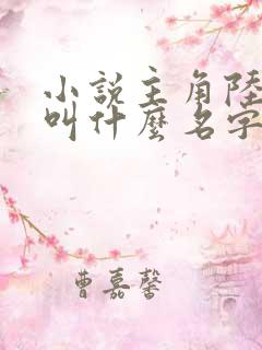 小说主角陆凡的叫什么名字