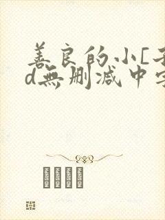 善良的小[子hd无删减中字第2季