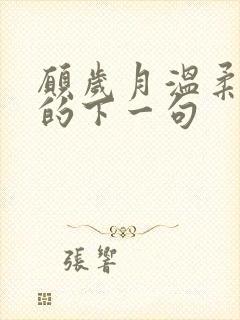 愿岁月温柔以待的下一句