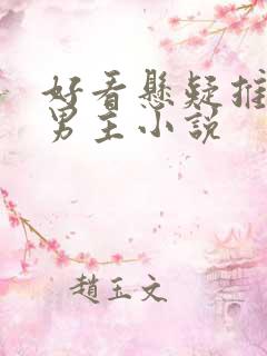 好看悬疑推理双男主小说