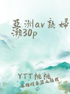 亚洲av熟妇高潮30p