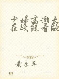 少妇高潮太爽了在线观看欧美