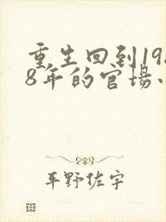 重生回到1988年的官场小说
