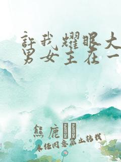 许我耀眼大结局男女主在一起了吗