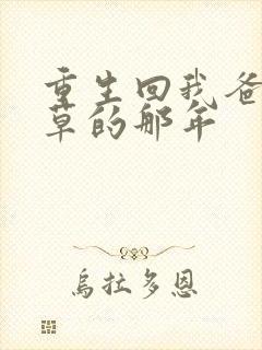 重生回我爸当校草的那年