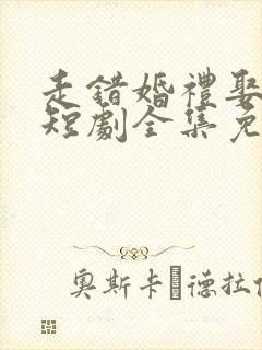 走错婚礼娶对妻短剧全集免费观看