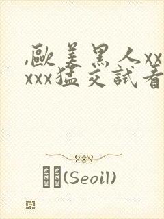 ,欧美黑人xxxxx猛交试看