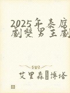 2025年泰腐剧双男主剧