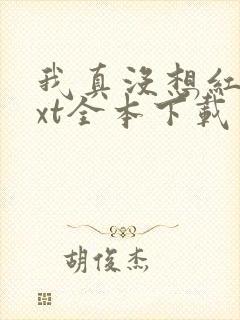 我真没想红啊txt全本下载