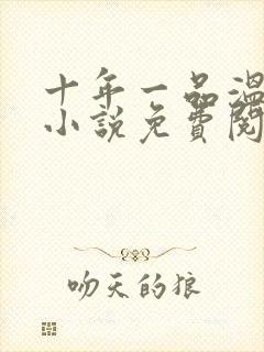 十年一品温如言小说免费阅读全文