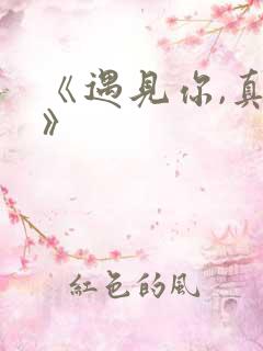 《遇见你,真好》